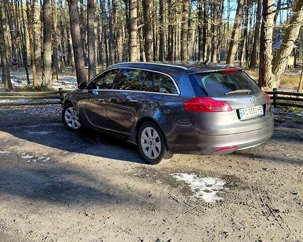 Серый Опель Инсигния, объемом двигателя 2 л и пробегом 238 тыс. км за 8100 $, фото 6 на Automoto.ua