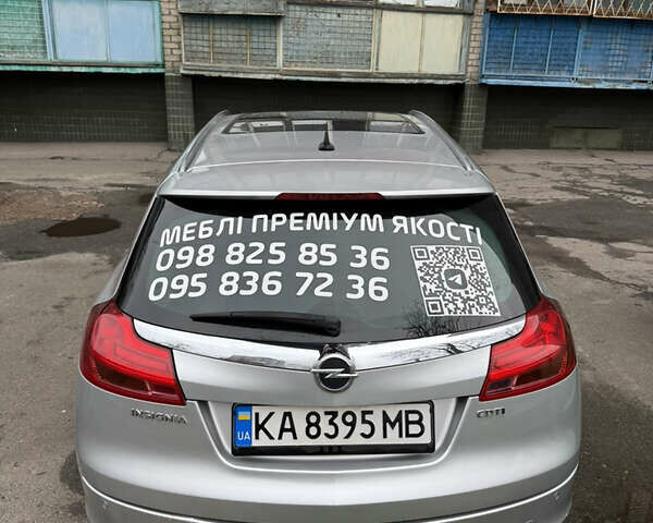 Серый Опель Инсигния, объемом двигателя 1.96 л и пробегом 303 тыс. км за 7400 $, фото 4 на Automoto.ua