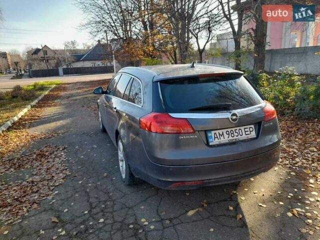 Серый Опель Инсигния, объемом двигателя 2 л и пробегом 150 тыс. км за 8700 $, фото 1 на Automoto.ua