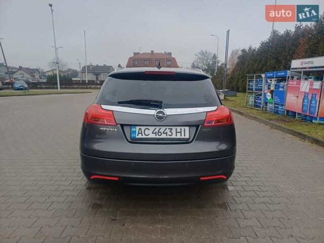 Серый Опель Инсигния, объемом двигателя 1.96 л и пробегом 261 тыс. км за 6950 $, фото 4 на Automoto.ua
