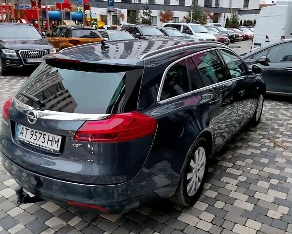 Серый Опель Инсигния, объемом двигателя 1.96 л и пробегом 241 тыс. км за 6450 $, фото 2 на Automoto.ua