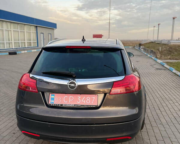 Серый Опель Инсигния, объемом двигателя 2 л и пробегом 213 тыс. км за 8950 $, фото 6 на Automoto.ua