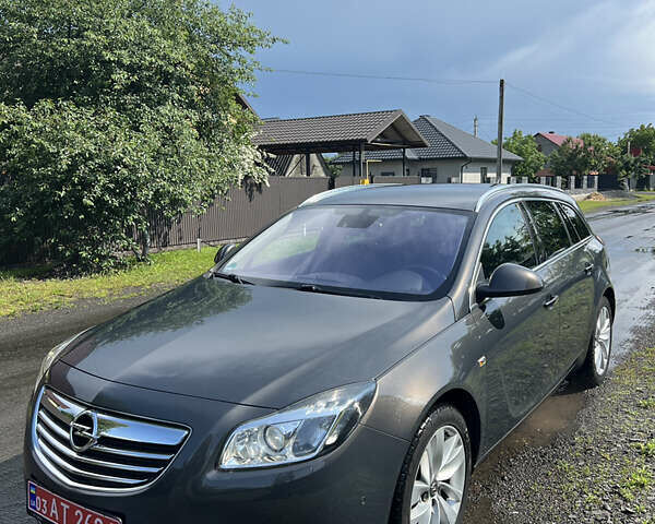 Серый Опель Инсигния, объемом двигателя 2 л и пробегом 213 тыс. км за 8950 $, фото 14 на Automoto.ua