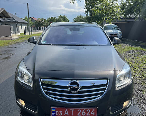 Серый Опель Инсигния, объемом двигателя 2 л и пробегом 213 тыс. км за 9700 $, фото 4 на Automoto.ua