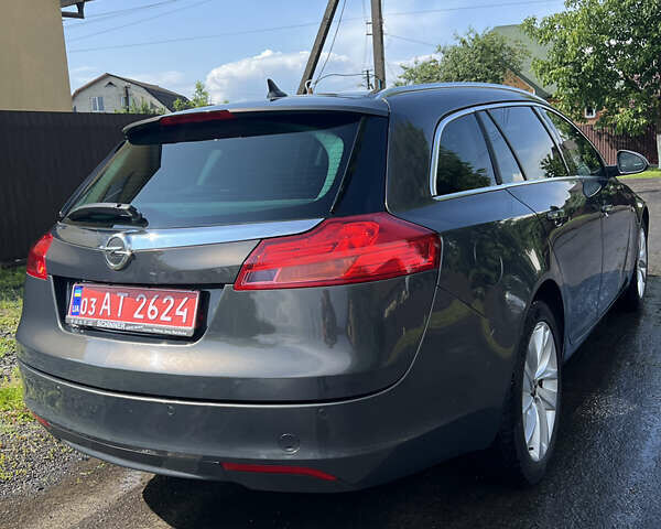 Серый Опель Инсигния, объемом двигателя 2 л и пробегом 213 тыс. км за 9700 $, фото 16 на Automoto.ua