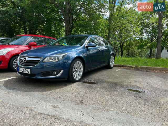 Синий Опель Инсигния, объемом двигателя 1.96 л и пробегом 225 тыс. км за 12200 $, фото 1 на Automoto.ua