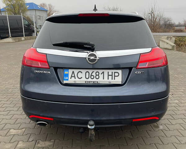 Синий Опель Инсигния, объемом двигателя 1.96 л и пробегом 246 тыс. км за 6650 $, фото 3 на Automoto.ua