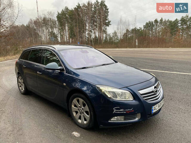 Синий Опель Инсигния, объемом двигателя 1.96 л и пробегом 246 тыс. км за 7900 $, фото 1 на Automoto.ua