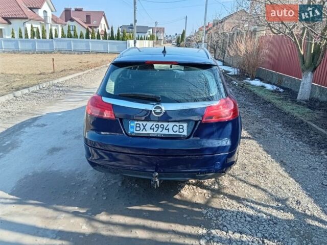 Синий Опель Инсигния, объемом двигателя 2 л и пробегом 329 тыс. км за 6500 $, фото 5 на Automoto.ua