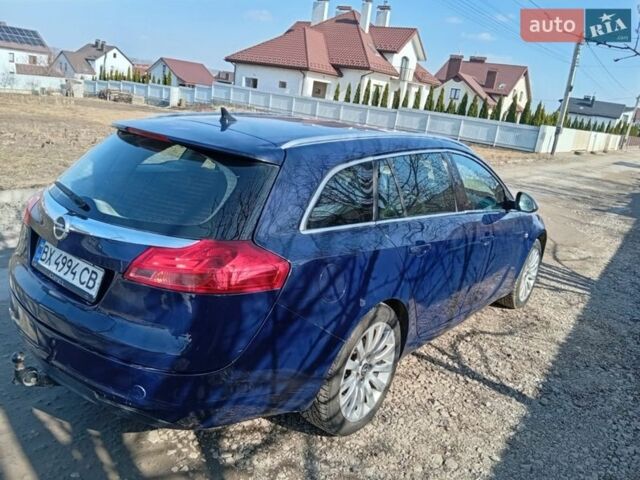 Синий Опель Инсигния, объемом двигателя 2 л и пробегом 329 тыс. км за 6500 $, фото 1 на Automoto.ua