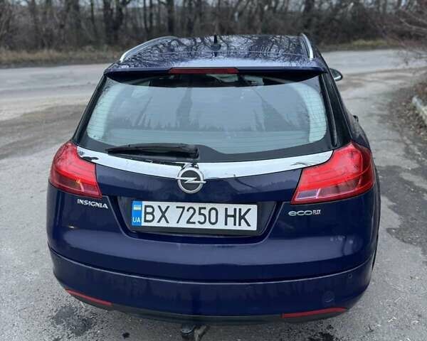 Синий Опель Инсигния, объемом двигателя 1.96 л и пробегом 298 тыс. км за 7200 $, фото 1 на Automoto.ua