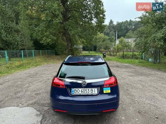 Синий Опель Инсигния, объемом двигателя 1.96 л и пробегом 264 тыс. км за 9500 $, фото 5 на Automoto.ua