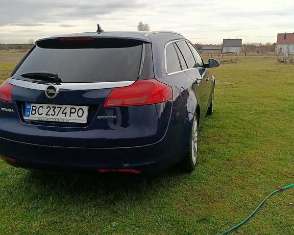 Синий Опель Инсигния, объемом двигателя 2 л и пробегом 341 тыс. км за 6700 $, фото 2 на Automoto.ua