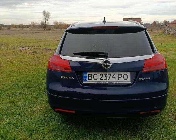 Синий Опель Инсигния, объемом двигателя 2 л и пробегом 341 тыс. км за 6700 $, фото 4 на Automoto.ua
