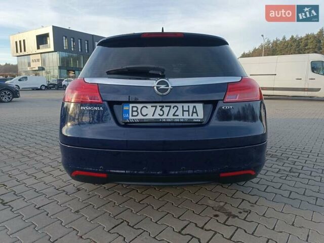 Синий Опель Инсигния, объемом двигателя 1.96 л и пробегом 259 тыс. км за 7850 $, фото 6 на Automoto.ua