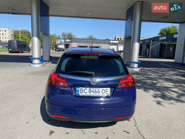 Синий Опель Инсигния, объемом двигателя 1.96 л и пробегом 259 тыс. км за 7350 $, фото 4 на Automoto.ua