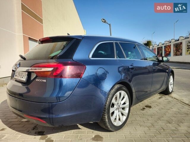 Синий Опель Инсигния, объемом двигателя 2 л и пробегом 196 тыс. км за 8300 $, фото 1 на Automoto.ua