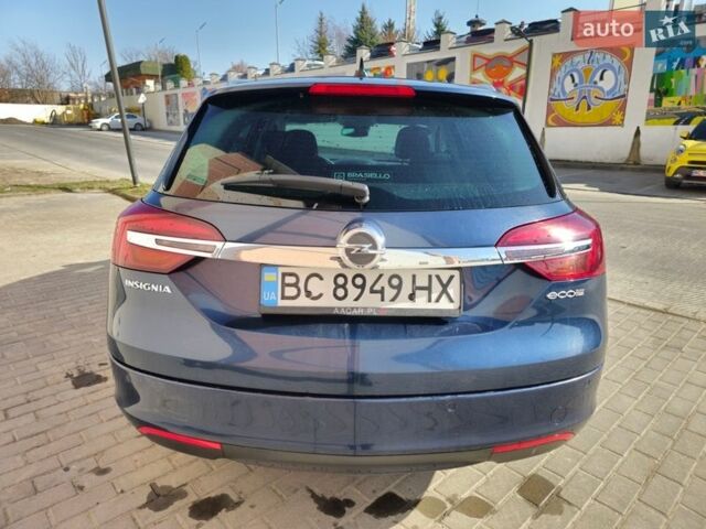 Синий Опель Инсигния, объемом двигателя 2 л и пробегом 196 тыс. км за 8300 $, фото 6 на Automoto.ua