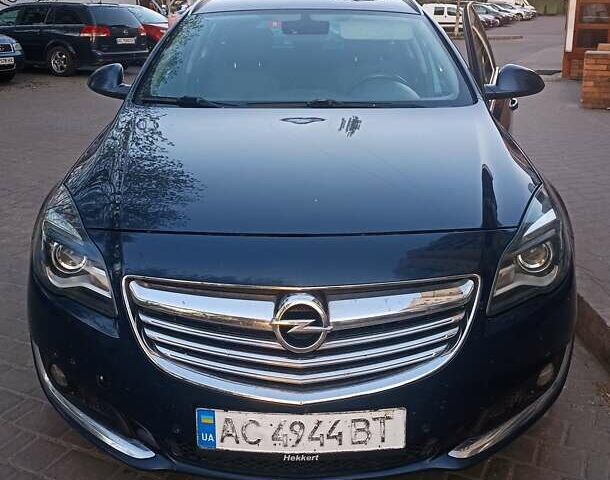 Синий Опель Инсигния, объемом двигателя 1.96 л и пробегом 270 тыс. км за 9800 $, фото 1 на Automoto.ua