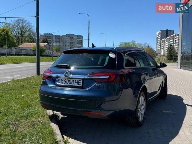 Синий Опель Инсигния, объемом двигателя 2 л и пробегом 283 тыс. км за 9600 $, фото 3 на Automoto.ua