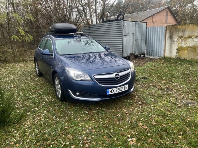 Синий Опель Инсигния, объемом двигателя 1.6 л и пробегом 210 тыс. км за 11500 $, фото 1 на Automoto.ua