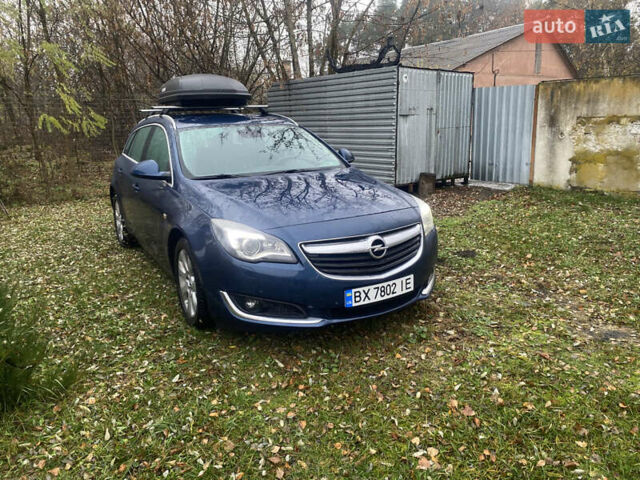 Синий Опель Инсигния, объемом двигателя 1.6 л и пробегом 210 тыс. км за 11500 $, фото 1 на Automoto.ua