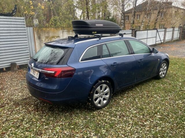 Синий Опель Инсигния, объемом двигателя 1.6 л и пробегом 210 тыс. км за 11500 $, фото 2 на Automoto.ua