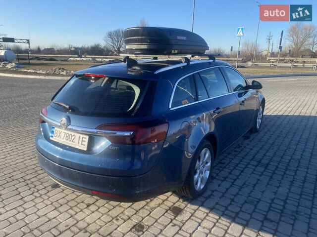 Синий Опель Инсигния, объемом двигателя 1.6 л и пробегом 211 тыс. км за 9500 $, фото 2 на Automoto.ua