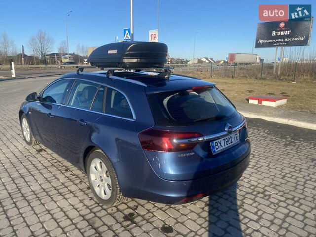 Синий Опель Инсигния, объемом двигателя 1.6 л и пробегом 211 тыс. км за 9500 $, фото 3 на Automoto.ua