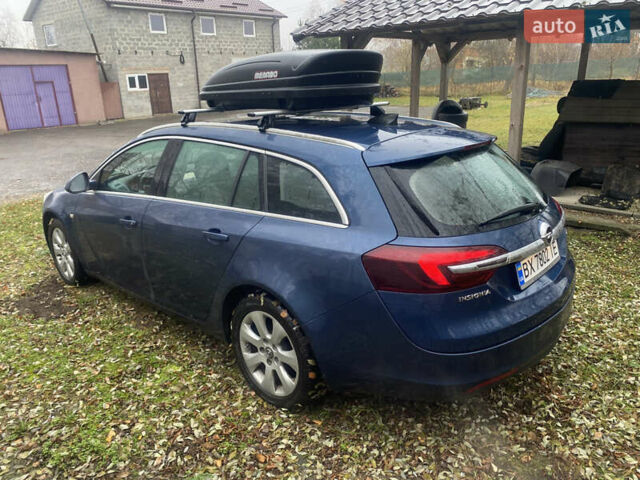 Синий Опель Инсигния, объемом двигателя 1.6 л и пробегом 210 тыс. км за 11500 $, фото 3 на Automoto.ua
