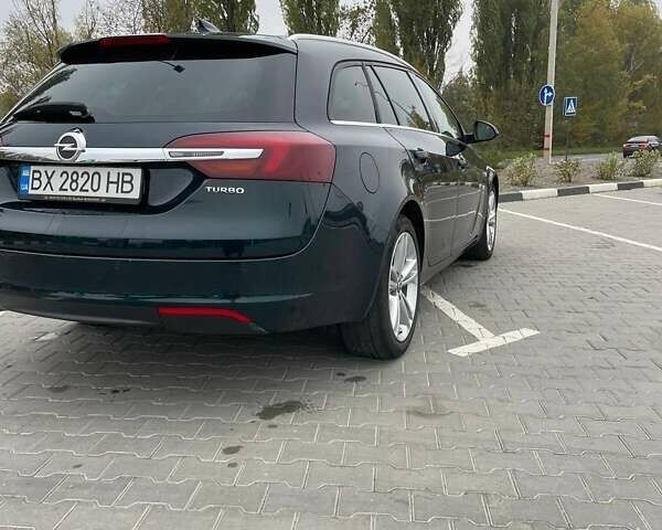 Зеленый Опель Инсигния, объемом двигателя 1.6 л и пробегом 180 тыс. км за 10900 $, фото 1 на Automoto.ua