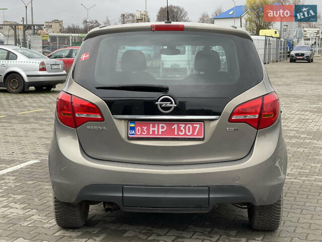 Бежевый Опель Мерива, объемом двигателя 1.69 л и пробегом 207 тыс. км за 7350 $, фото 6 на Automoto.ua