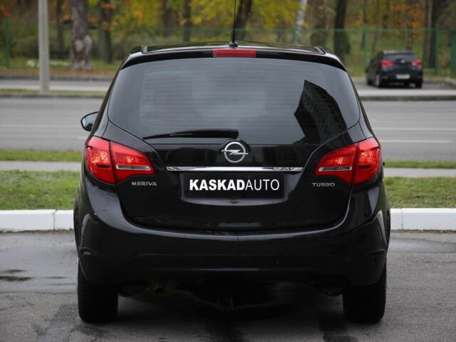 Черный Опель Мерива, объемом двигателя 1.4 л и пробегом 233 тыс. км за 5600 $, фото 4 на Automoto.ua