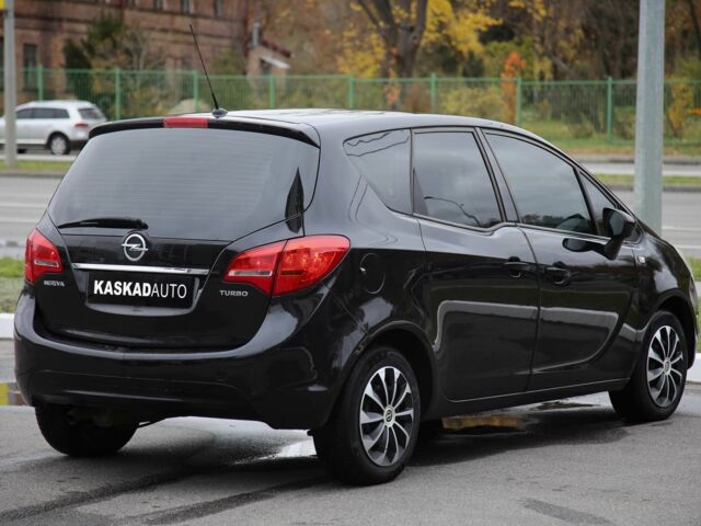 Черный Опель Мерива, объемом двигателя 1.4 л и пробегом 233 тыс. км за 5600 $, фото 5 на Automoto.ua