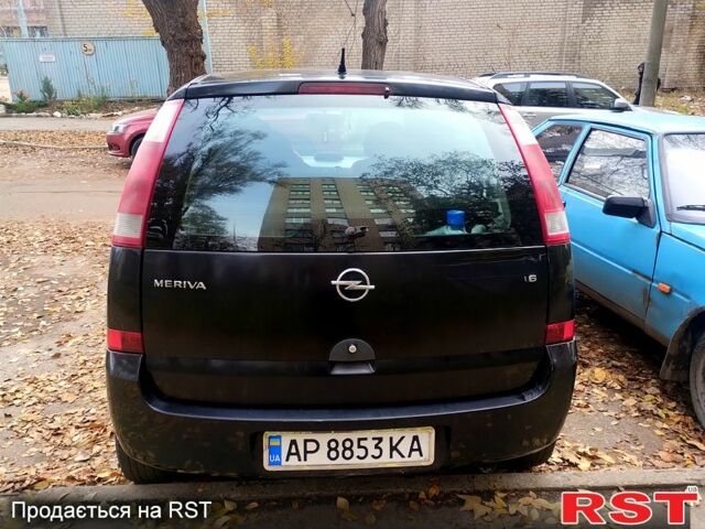 Чорний Опель Меріва, об'ємом двигуна 1.6 л та пробігом 295 тис. км за 3500 $, фото 3 на Automoto.ua