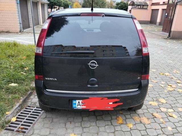 Чорний Опель Меріва, об'ємом двигуна 1.6 л та пробігом 207 тис. км за 3950 $, фото 2 на Automoto.ua