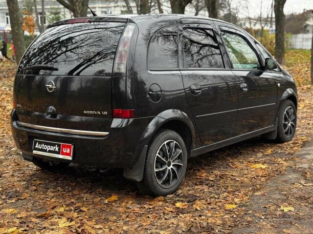 Черный Опель Мерива, объемом двигателя 1.6 л и пробегом 262 тыс. км за 4740 $, фото 8 на Automoto.ua