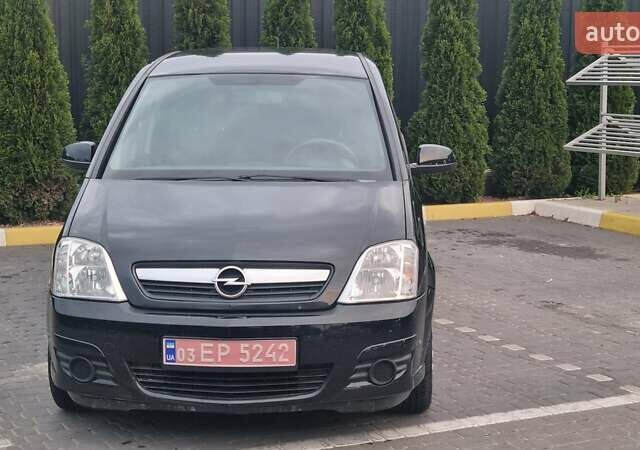 Черный Опель Мерива, объемом двигателя 1.6 л и пробегом 212 тыс. км за 4900 $, фото 11 на Automoto.ua