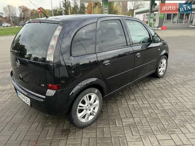 Черный Опель Мерива, объемом двигателя 1.6 л и пробегом 149 тыс. км за 4500 $, фото 6 на Automoto.ua