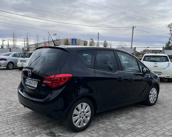 Черный Опель Мерива, объемом двигателя 1.69 л и пробегом 235 тыс. км за 7700 $, фото 7 на Automoto.ua