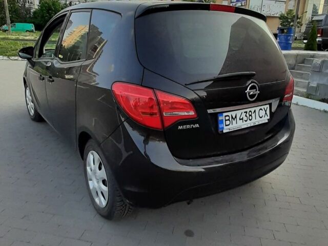 Черный Опель Мерива, объемом двигателя 1.4 л и пробегом 150 тыс. км за 7800 $, фото 2 на Automoto.ua