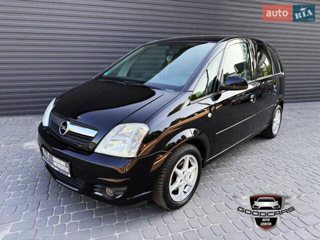 Черный Опель Мерива, объемом двигателя 1.6 л и пробегом 205 тыс. км за 6500 $, фото 2 на Automoto.ua