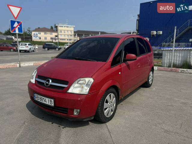 Красный Опель Мерива, объемом двигателя 1.6 л и пробегом 274 тыс. км за 3000 $, фото 2 на Automoto.ua