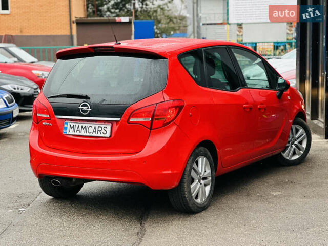 Красный Опель Мерива, объемом двигателя 1.4 л и пробегом 88 тыс. км за 9499 $, фото 3 на Automoto.ua