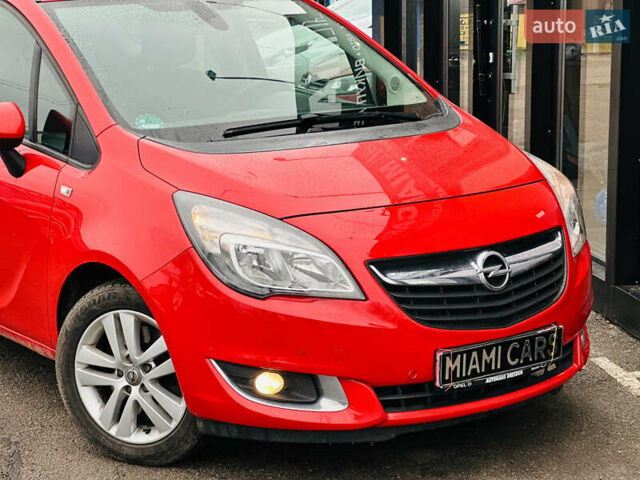 Красный Опель Мерива, объемом двигателя 1.4 л и пробегом 88 тыс. км за 9499 $, фото 10 на Automoto.ua