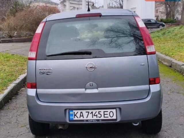 Серый Опель Мерива, объемом двигателя 1.6 л и пробегом 158 тыс. км за 4299 $, фото 4 на Automoto.ua