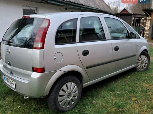 Серый Опель Мерива, объемом двигателя 1.3 л и пробегом 244 тыс. км за 3300 $, фото 8 на Automoto.ua