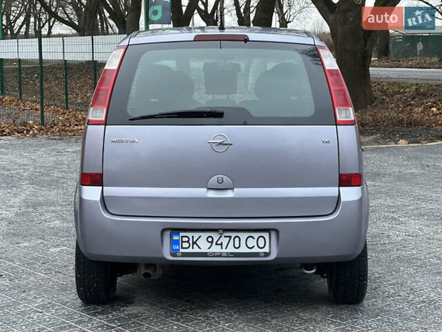 Серый Опель Мерива, объемом двигателя 1.6 л и пробегом 180 тыс. км за 3650 $, фото 7 на Automoto.ua