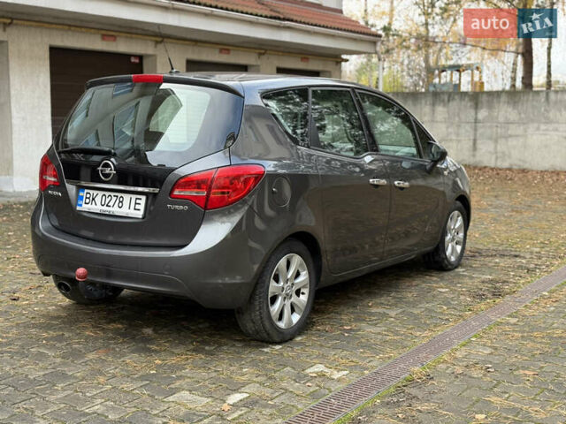 Серый Опель Мерива, объемом двигателя 1.36 л и пробегом 244 тыс. км за 5900 $, фото 4 на Automoto.ua