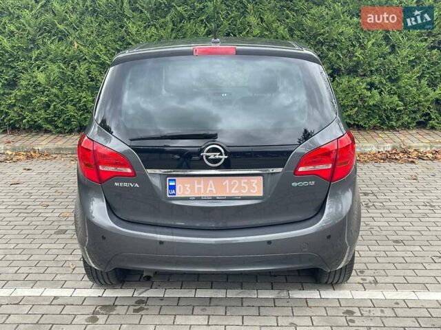 Серый Опель Мерива, объемом двигателя 1.3 л и пробегом 223 тыс. км за 6800 $, фото 5 на Automoto.ua